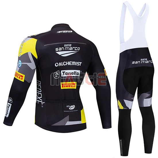 Maglia Trek Selle San Marco Manica Lunga 2019 Nero Giallo - Clicca l'immagine per chiudere